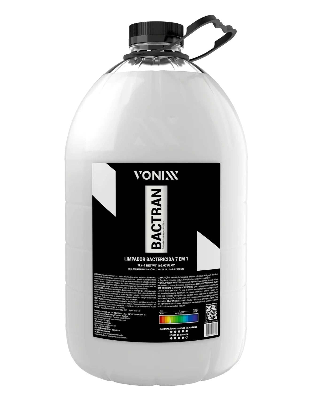 Bactran Vonixx limpiador bactericida 5 LT