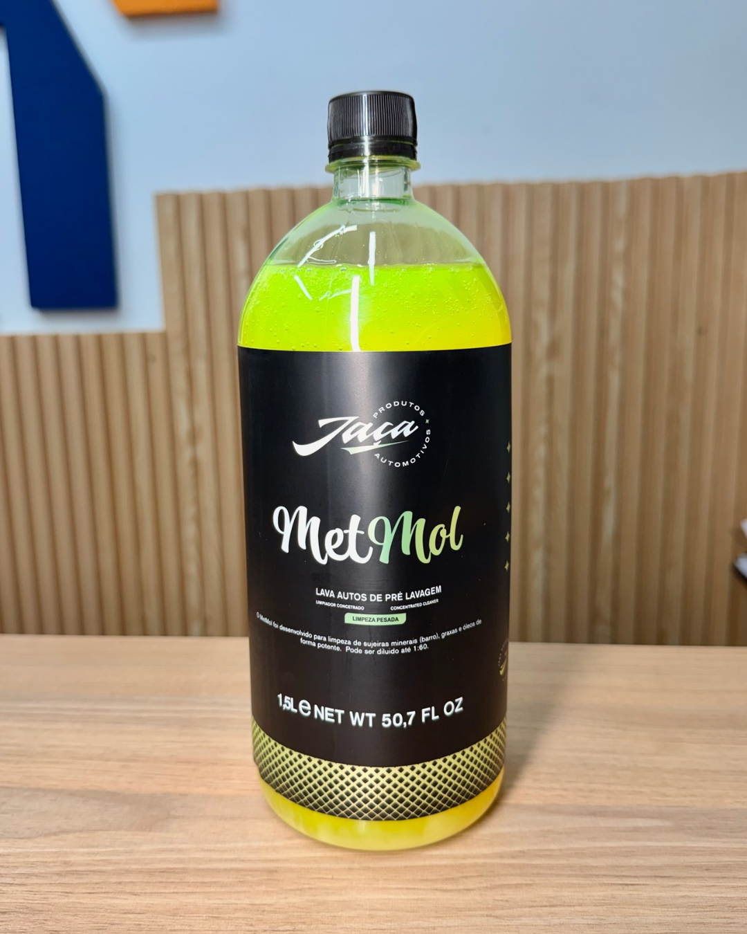 MET MOL JAÇA – Shampoo Alcalino Concentrado para Prelavado 1,5l