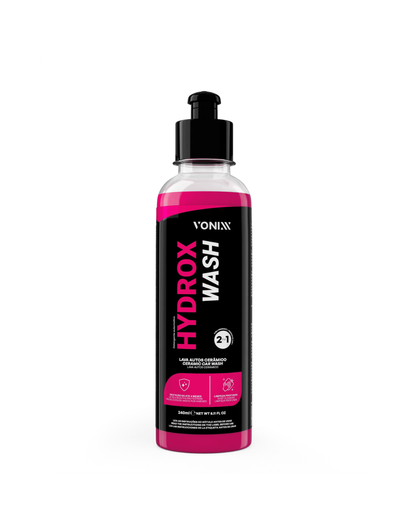 HYDROX WASH 240ml – Shampoo Automotriz con Protección SiO₂