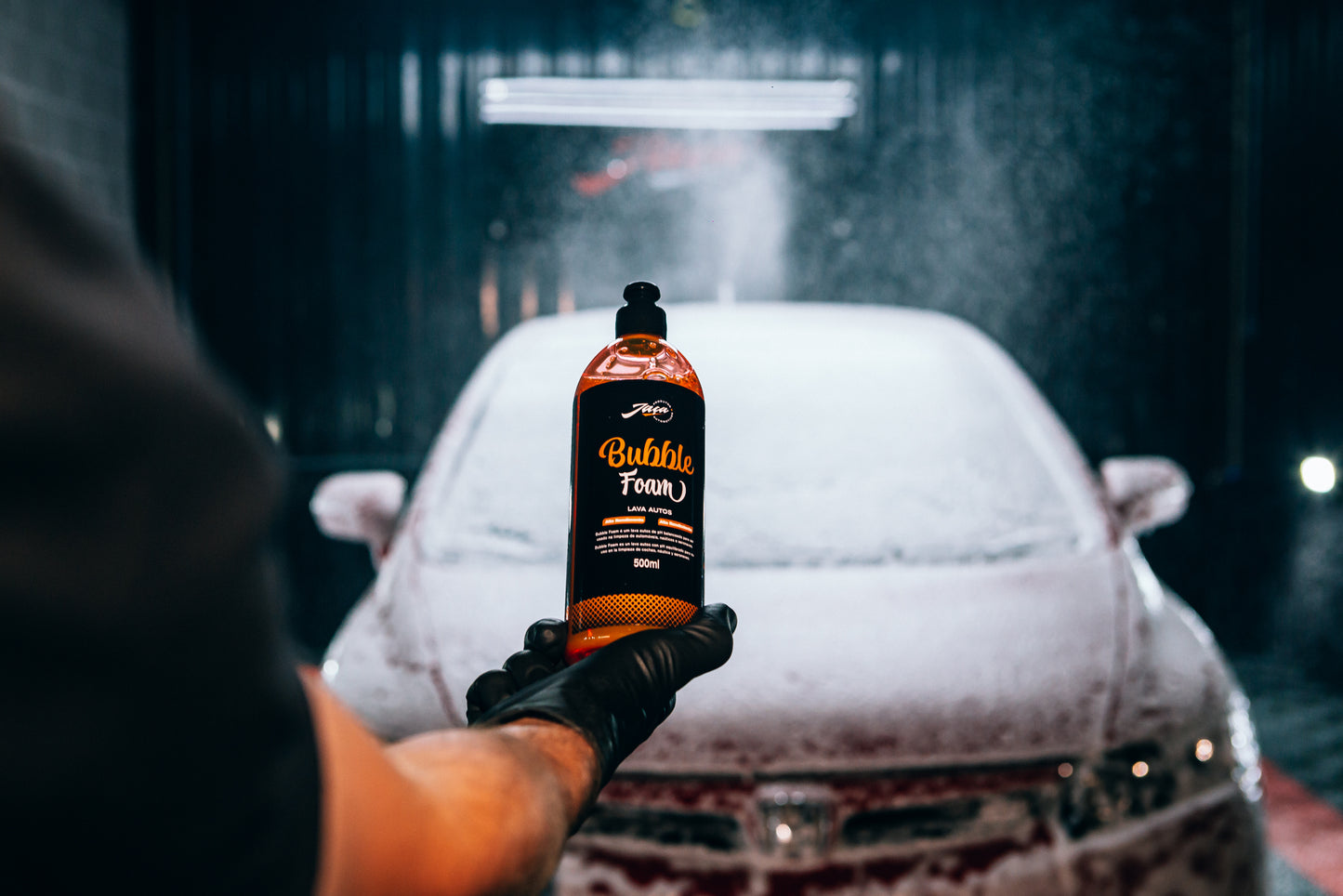BUBBLE FOAM JAÇA – Shampoo Automotriz Concentrado 1,5l