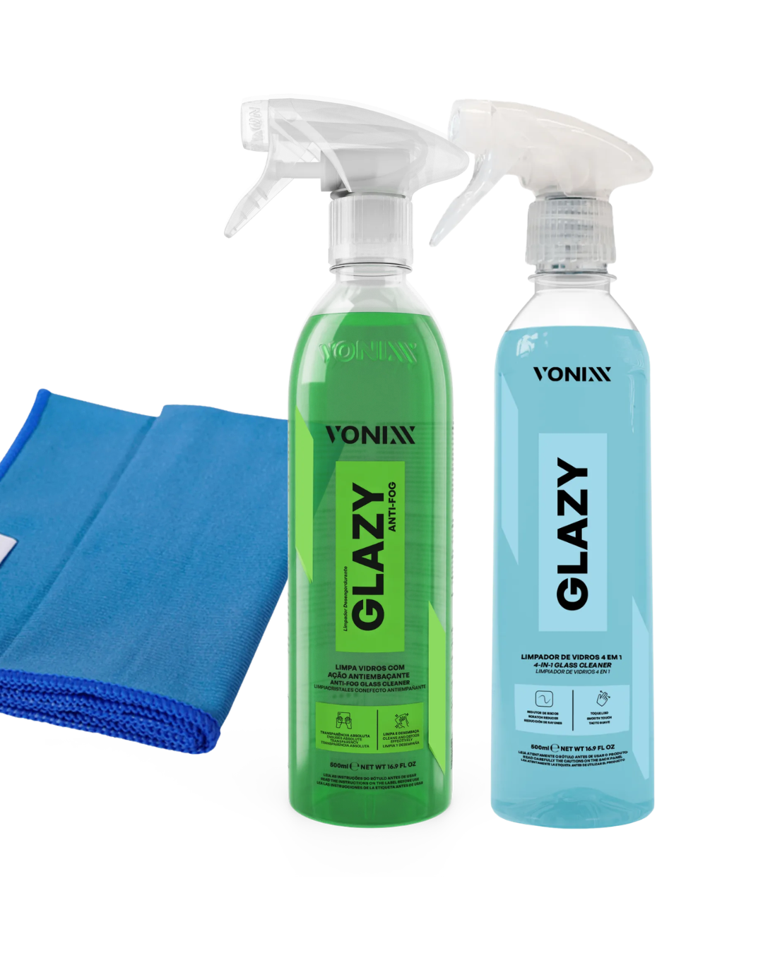 KIT LIMPIEZA Y PROTECCIÓN DE VIDRIOS VONIXX